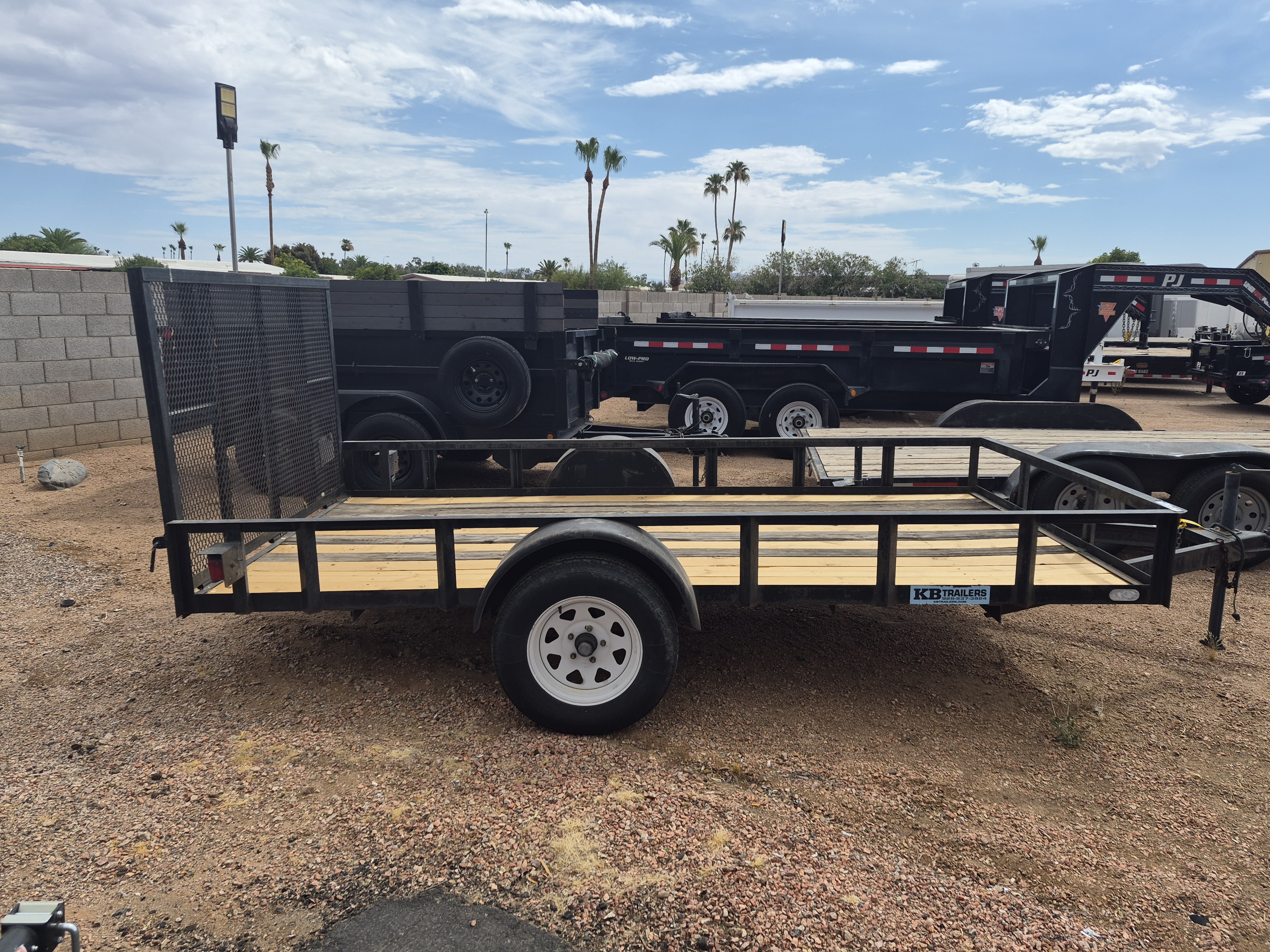 KB Welding 2010 KB 77x12 Utility Trailer - Stock #USD7609 - Image 2 of 2