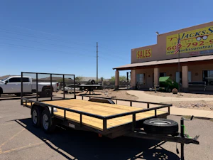 CARSON TRAILERS INC 16x7 Tandem Axle, 7K GVWR, Utility