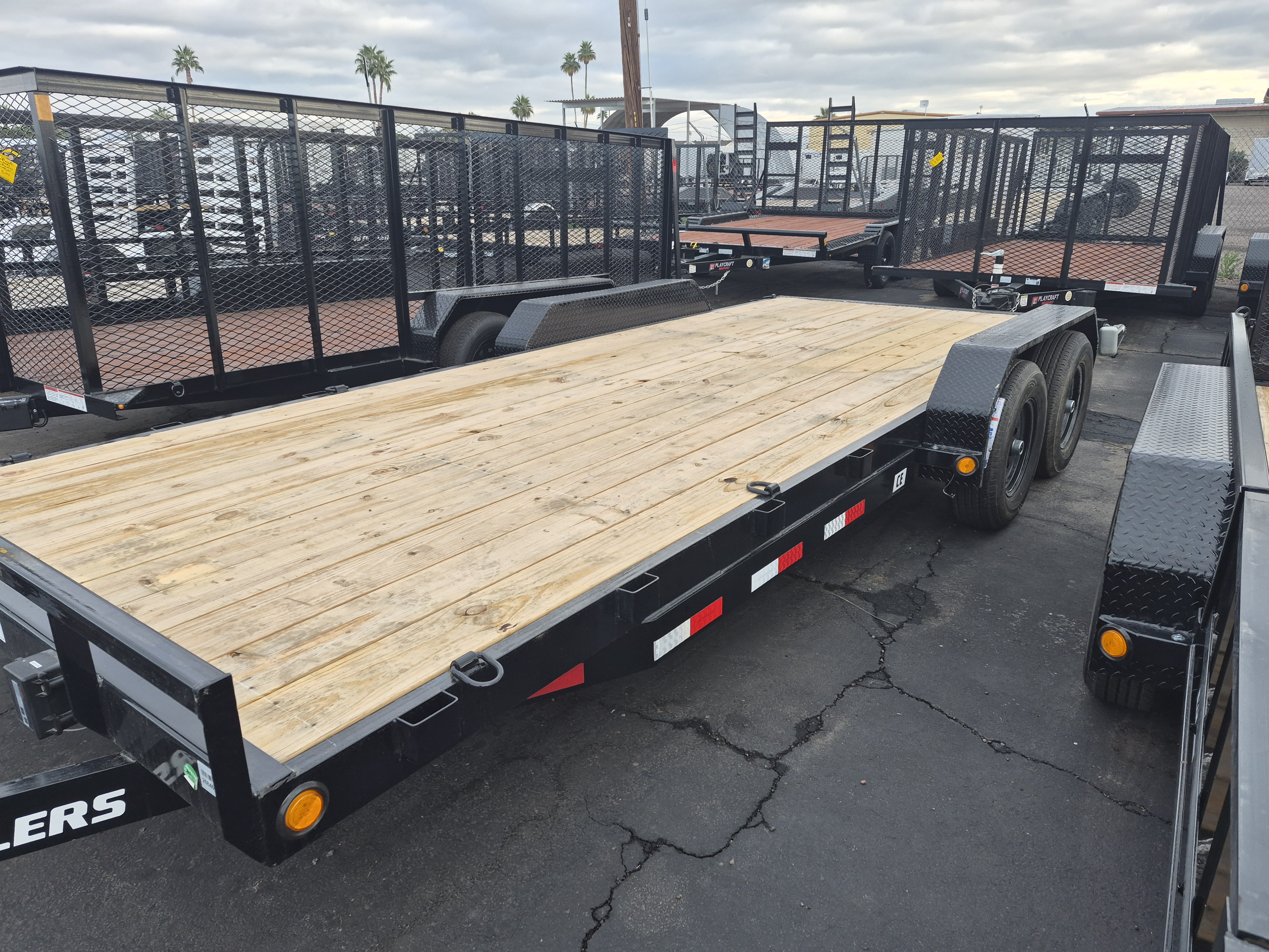 P.J. Trailers 20'x83" 5" Channel Equipment Trailer (CE) - Stock #PPJ11032 - Image 2 of 4