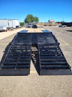 Norstar 22x102 Ironbull Tandem Axle,14K GVWR, Deckover, Rampage Ramps Stock #NS511 - Thumbnail 5