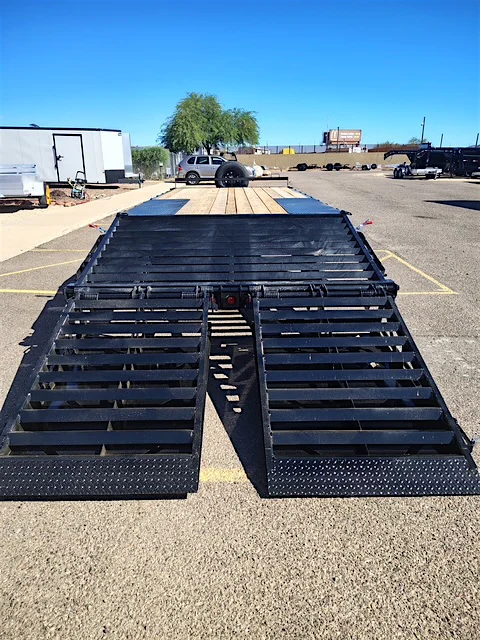 Norstar 22x102 Ironbull Tandem Axle,14K GVWR, Deckover, Rampage Ramps - Stock #NS511 - Image 5 of 5 Norstar 22x102 Ironbull Tandem Axle,14K GVWR, Deckover, Rampage Ramps - Stock #NS511 - Image 5 of 5