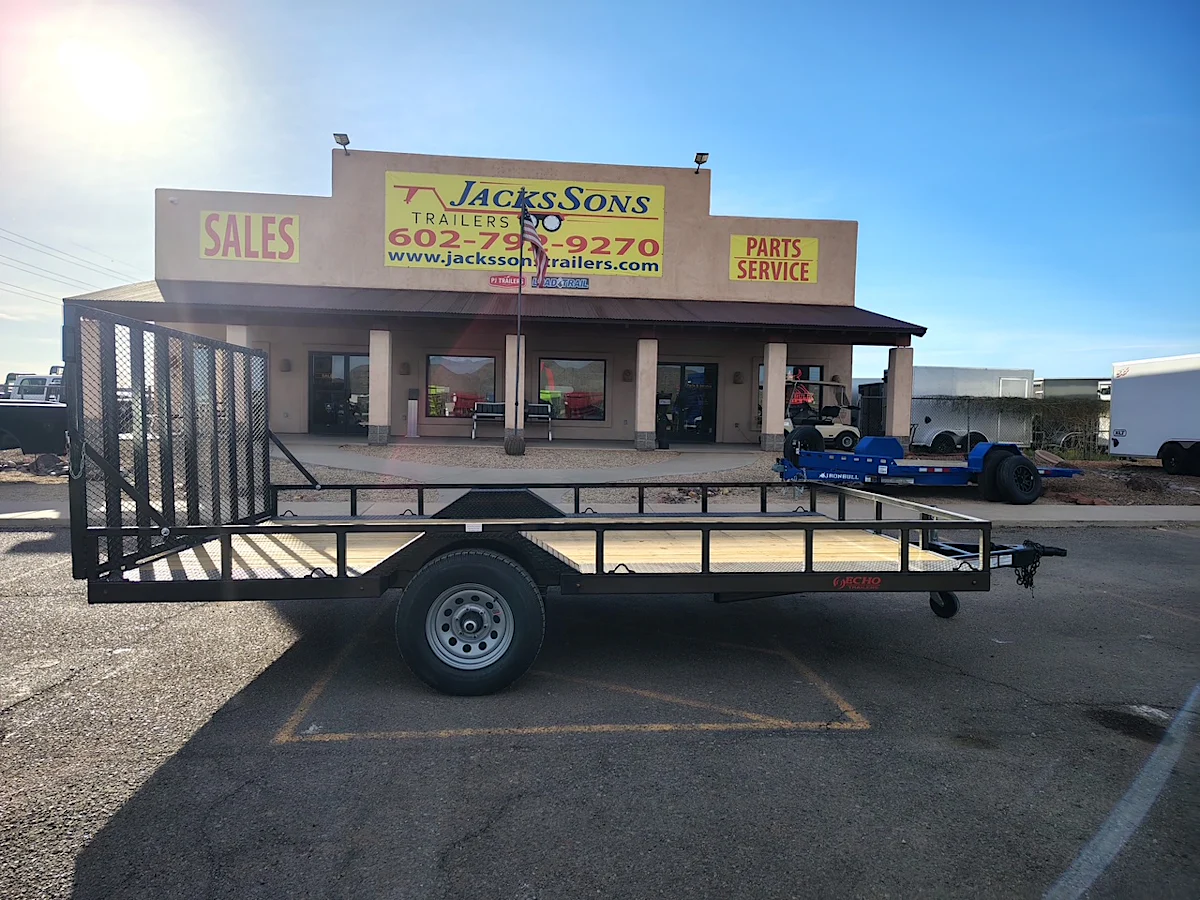 ECHO 14x102" Single Axle, 5.2K GVWR, Drive Over Fenders, Utility - Stock #ECH262 - Image 5 of 5 ECHO 14x102" Single Axle, 5.2K GVWR, Drive Over Fenders, Utility - Stock #ECH262 - Image 5 of 5
