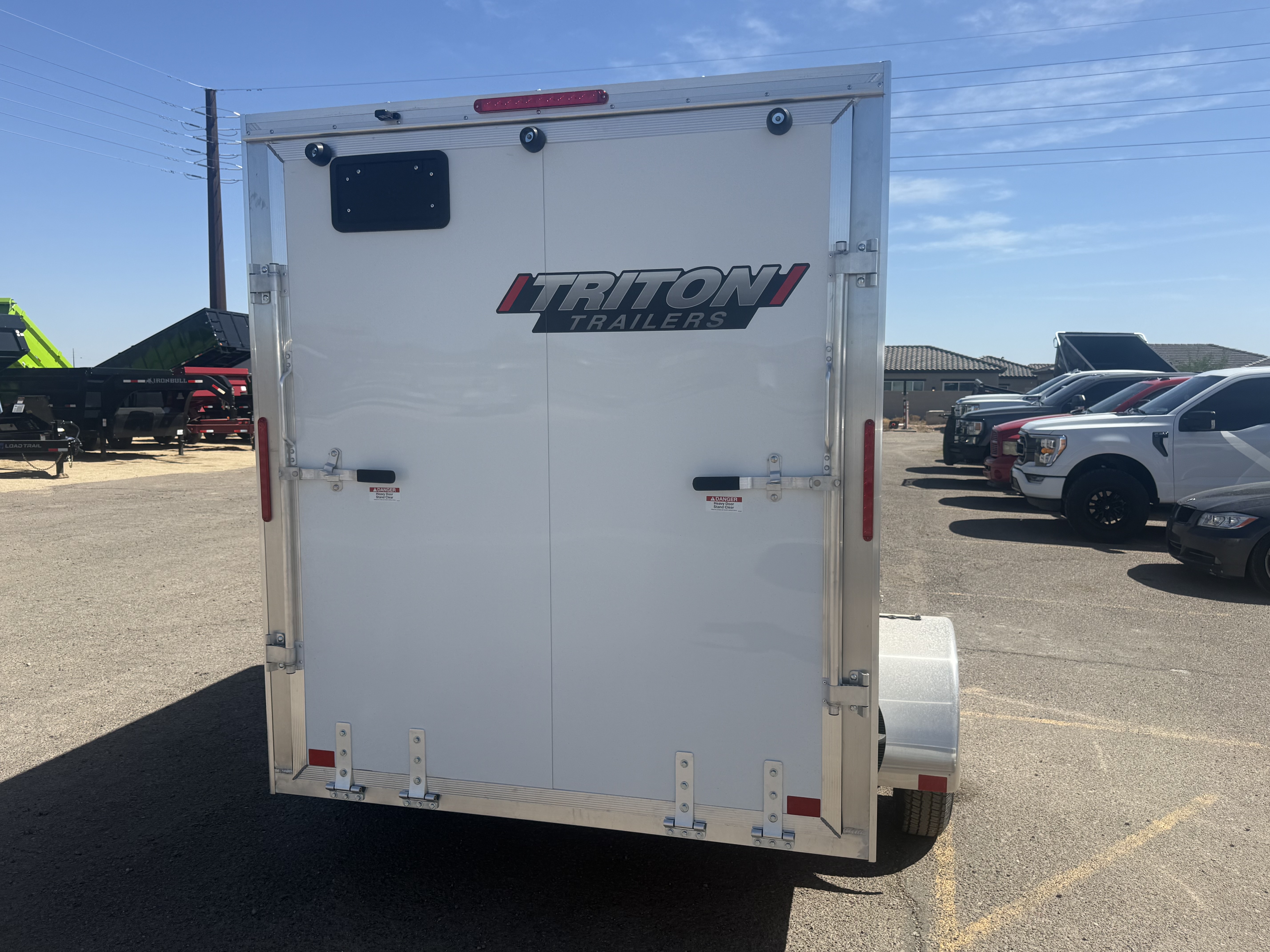 Alcom 10x6 All Aluminum XLT-P2 Enclosed, 3K GVWR, Limited Edition, Ramp Door - Stock #ALC224 - Image 3 of 8