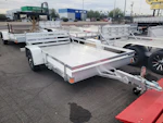 Bear Track 10x76 Aluminum Single Axle 2.2K GVWR, Utility Trailer Stock #BEA002 - Thumbnail 1