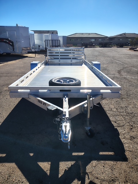 Aluma 15 X78" Aluminum, Single Axle w/ Elec. Brakes,  Bi-Fold Tailgate - Stock #USD8766 - Image 3 of 7