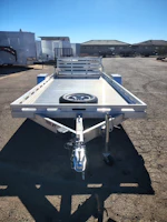 Aluma 15 X78" Aluminum, Single Axle w/ Elec. Brakes,  Bi-Fold Tailgate Stock #USD8766 - Thumbnail 3