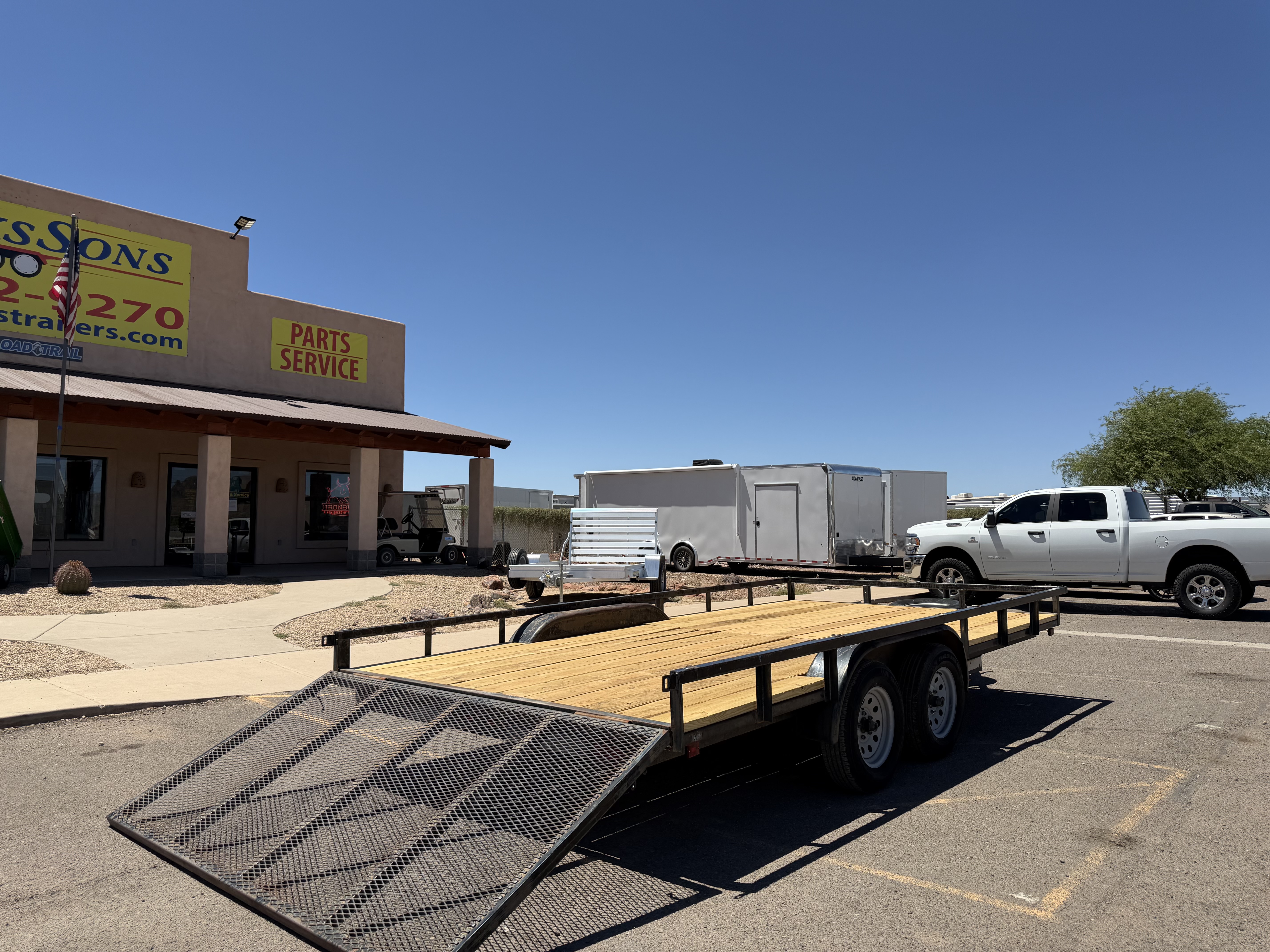 CARSON TRAILERS INC 16x7 Tandem Axle, 7K GVWR, Utility - Stock #USD7901 - Image 6 of 9
