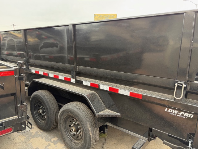 P.J. Trailers 16'x83" Low Pro Dump Trailer w/ 2' Sides (DL) - Stock #PJD1565 - Image 5 of 7