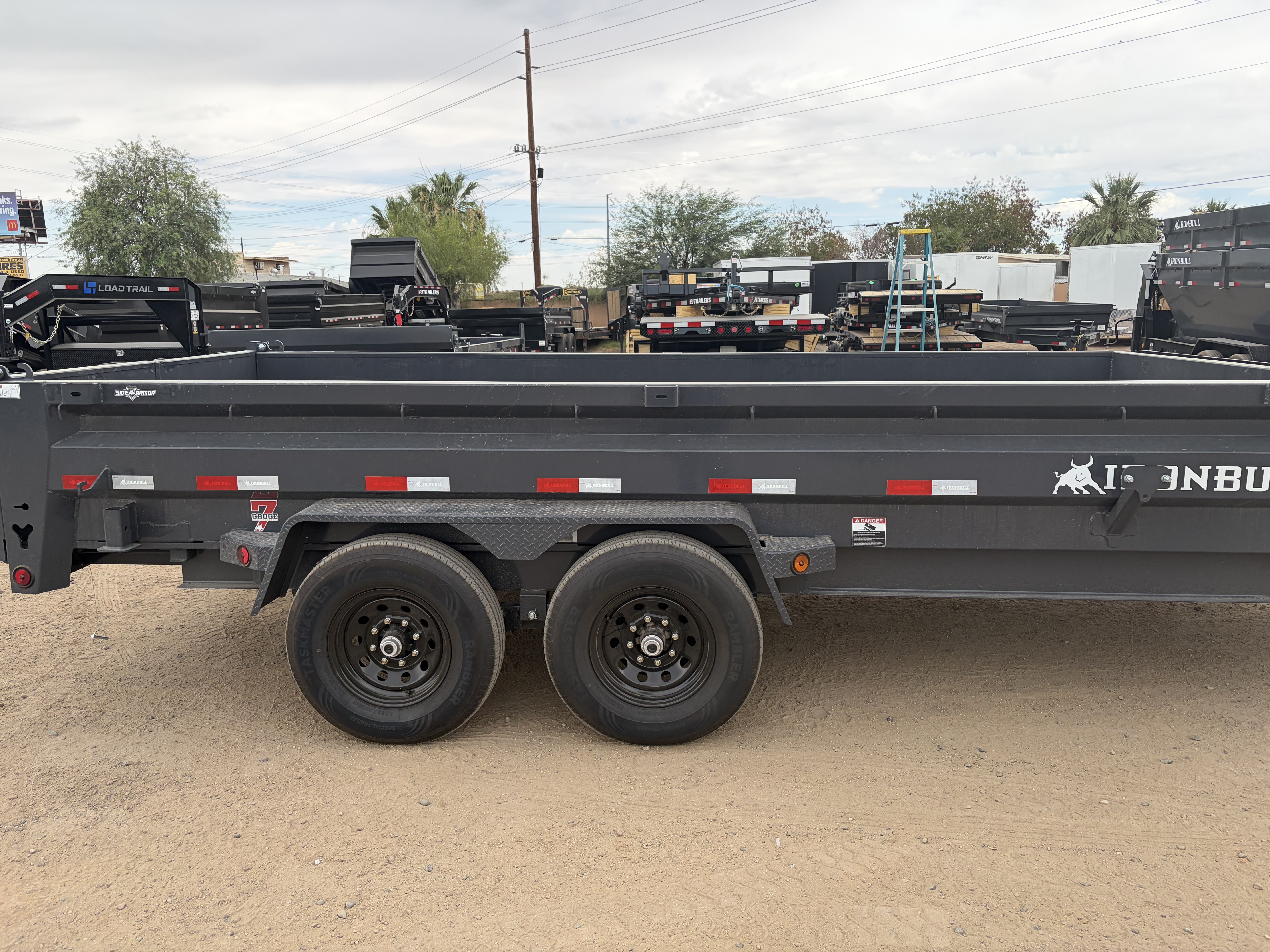 Norstar 16x83 IronBull Tandem Axle Dump, 15K GVWR, 24" Sides - Stock #NST1481 - Image 9 of 13