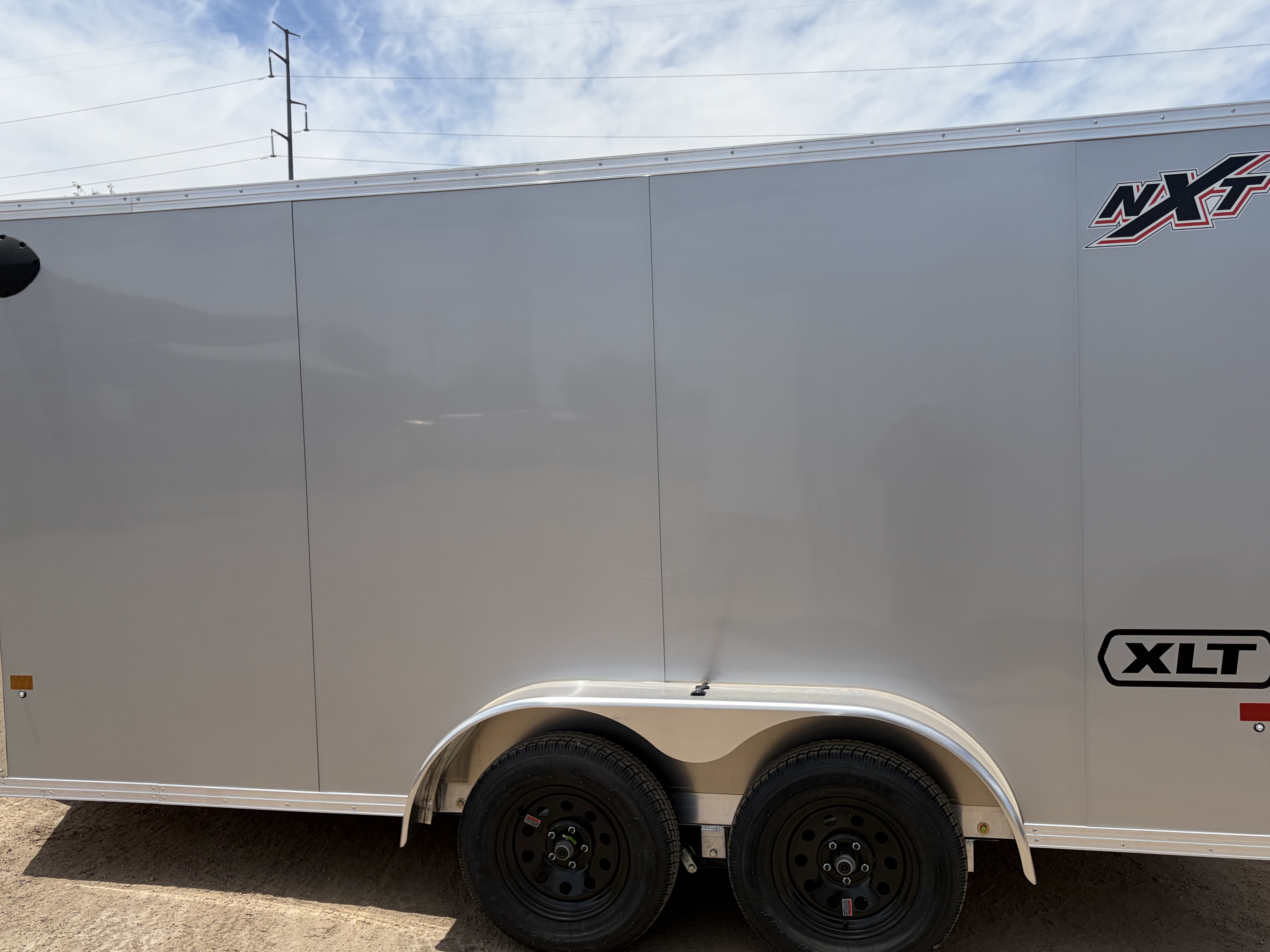 Alcom 14x7 All Aluminum XLT-P Enclosed, 7K GVWR, Side Door, Ramp Door - Stock #ALC266 - Image 4 of 8