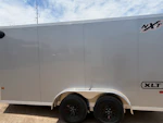 Alcom 14x7 All Aluminum XLT-P Enclosed, 7K GVWR, Side Door, Ramp Door Stock #ALC266 - Thumbnail 4