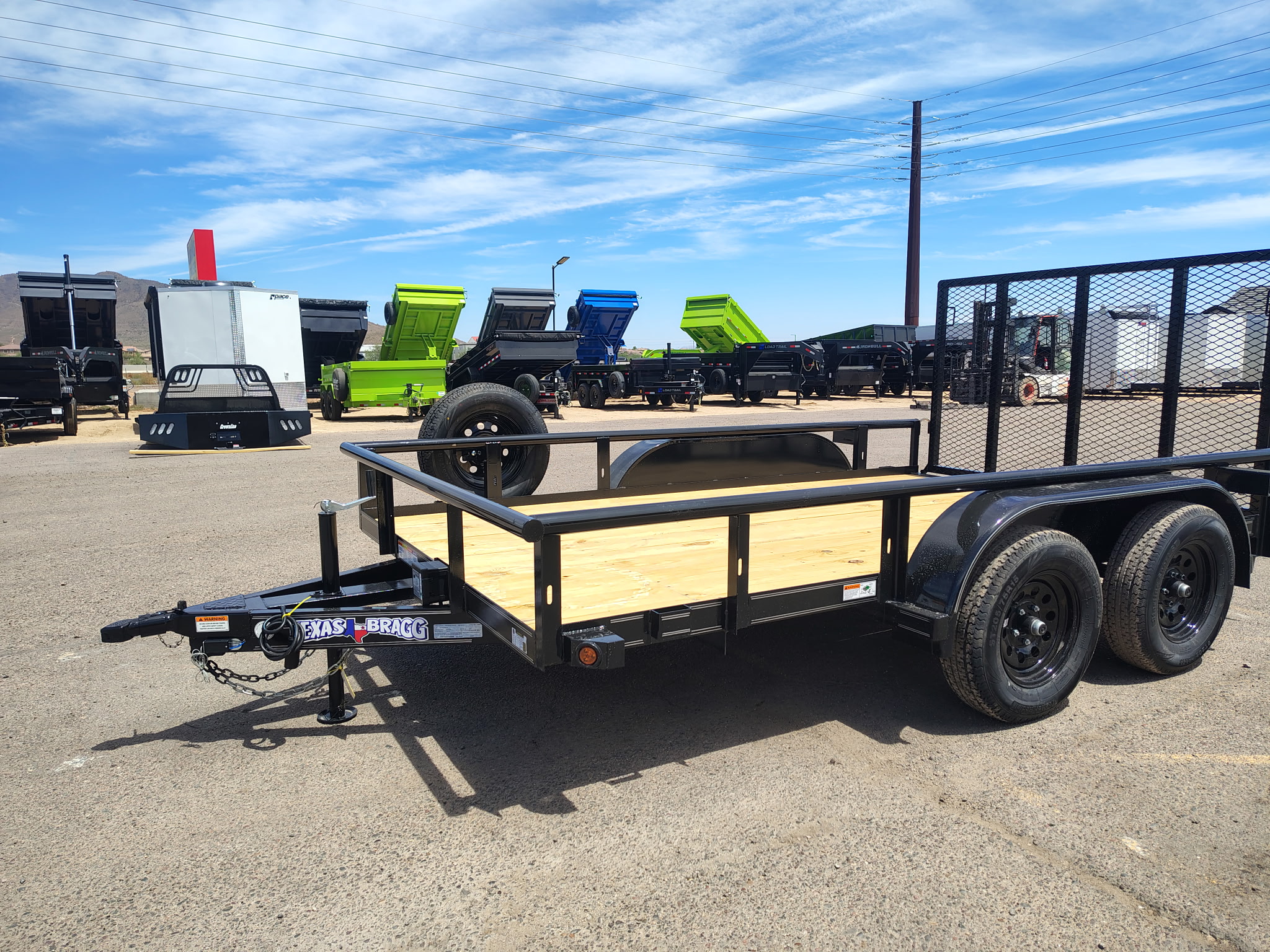 Texas Bragg 12x83 Utility Tandem Axle, 7K GVWR - Stock #TXB007 - Image 4 of 7