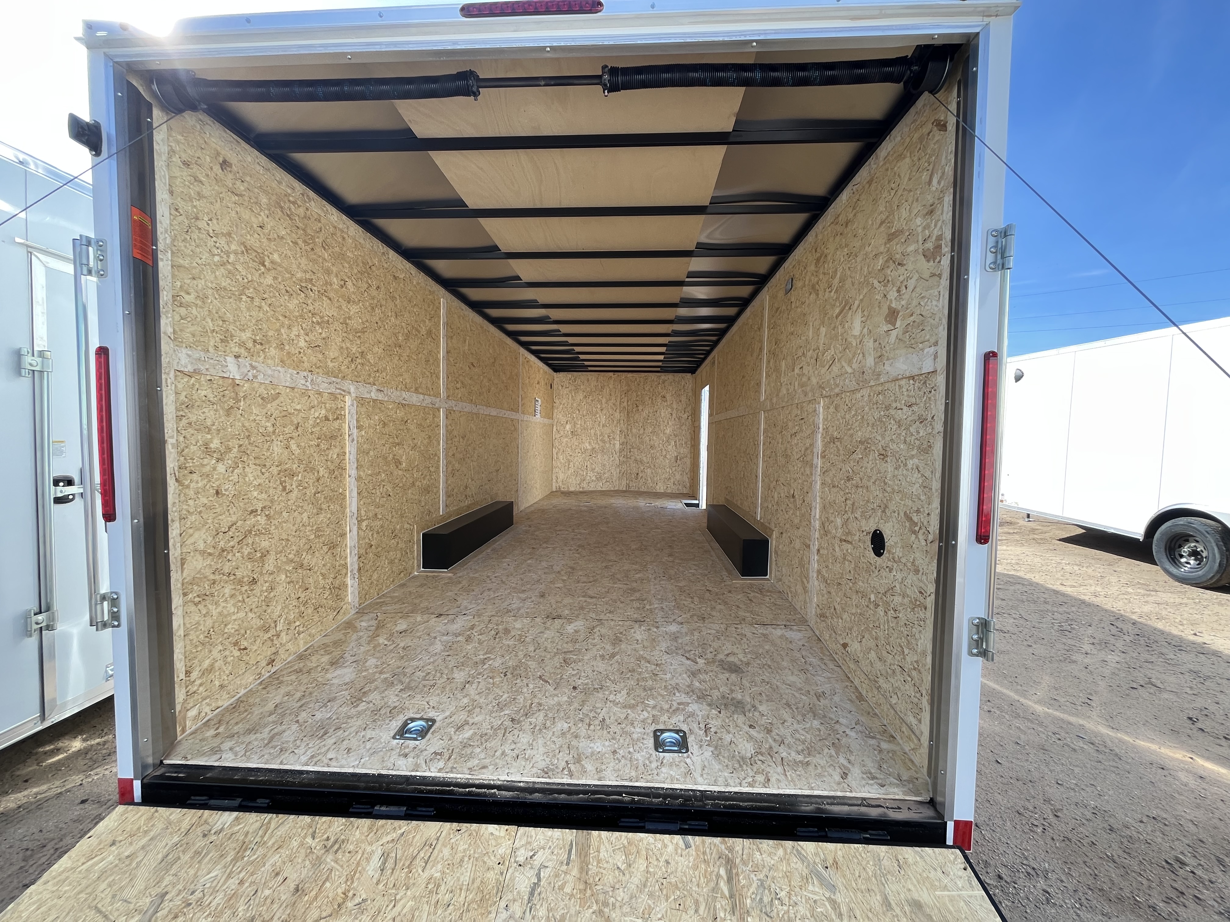 Compass 24x8.5 Indigo DLX Car Hauler, 10K GVWR, 6" Extra Height, Ramp Door - Stock #CMP2769 - Image 8 of 11
