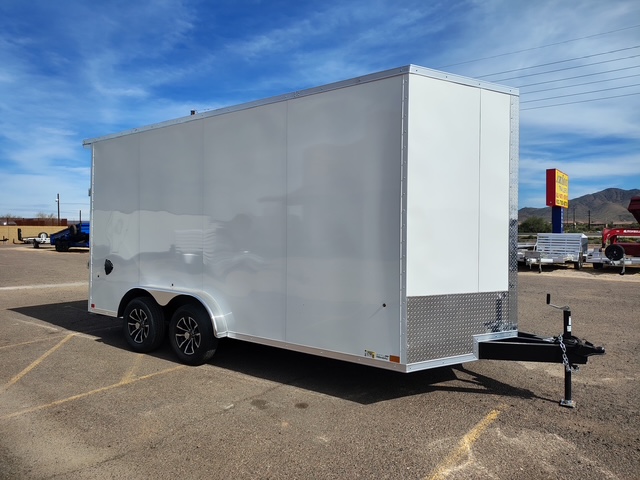 Compass 16x7.5 Jasper SE, 7K GVWR, 6" Extra Height, D-Rings, Ramp Door - Stock #CMP2763 - Image 1 of 6