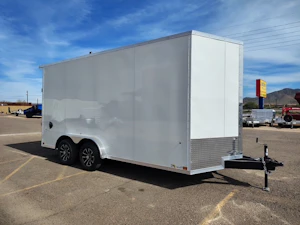 Compass 16x7.5 Jasper SE, 7K GVWR, 6" Extra Height, D-Rings, Ramp Door