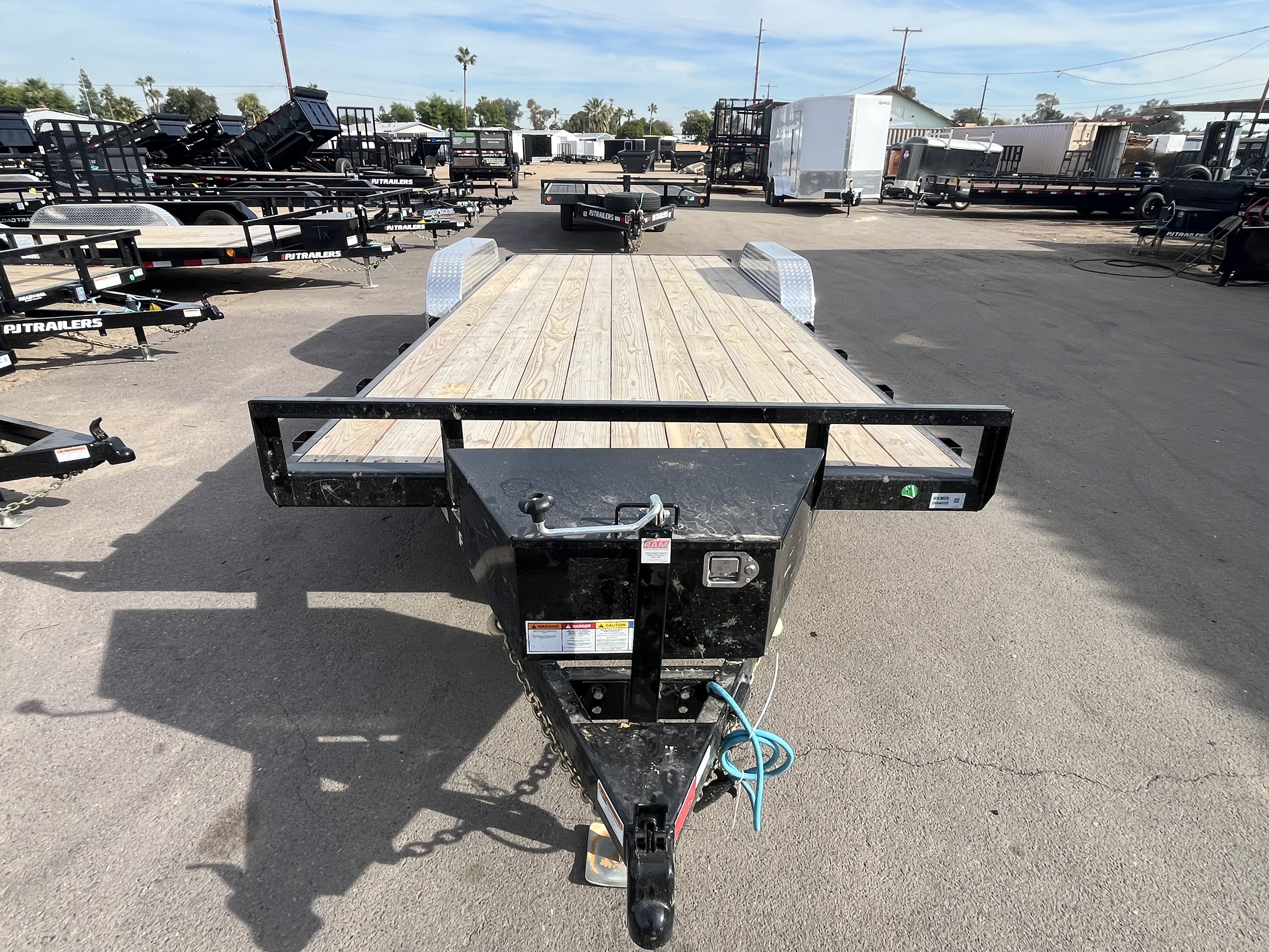 P.J. Trailers 20x83x4" Channel Tandem Axle, 7K GVWR, Carhauler - Stock #PPJ10993 - Image 3 of 10