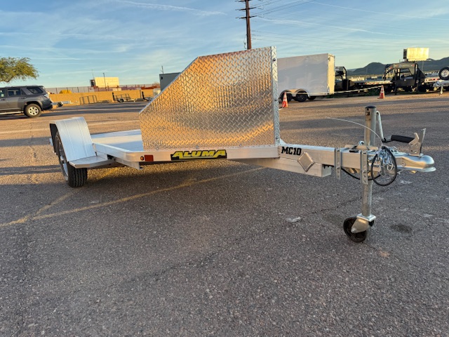 Aluma 11.5'x51" Aluminum Utility Trailer w/ Slide-In Ramps (MC10)