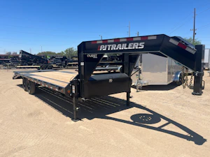 P.J. Trailers 25'x102" Gooseneck Flatbed Quest Series (LQ)