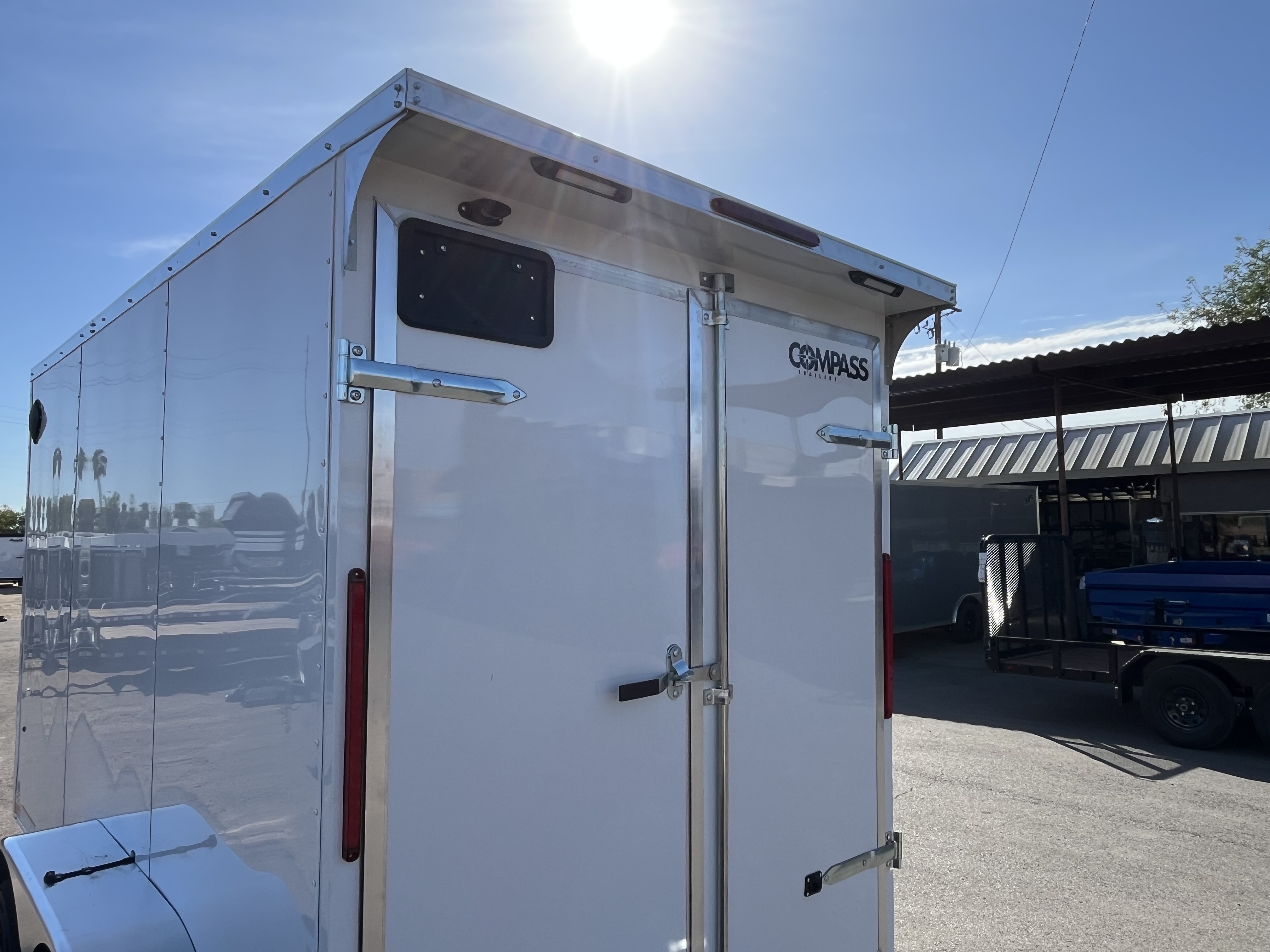Compass 12x7 Indigo DLX, 7K GVWR, Rear Double Doors