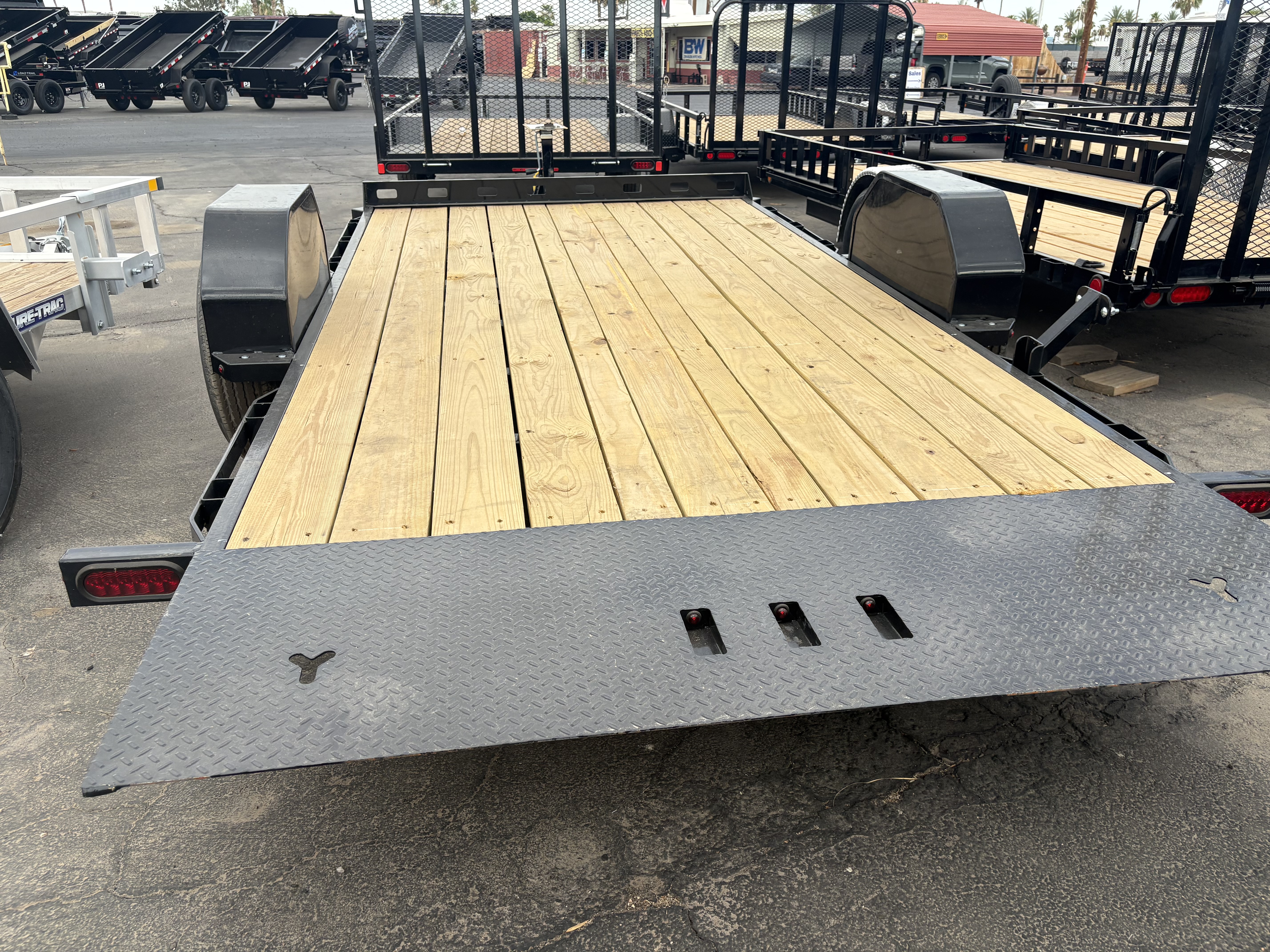 Norstar 12x80 IronBull, Single Axle, 7K GVWR, Tilt - Stock #NS581 - Image 4 of 5
