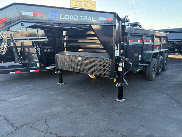 Load Trail 16'x83" Scissor Low-Pro Gooseneck Dump Trailer w/ 36" Sides (DG)
