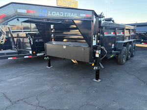 Load Trail 16'x83" Scissor Low-Pro Gooseneck Dump Trailer w/ 36" Sides (DG)
