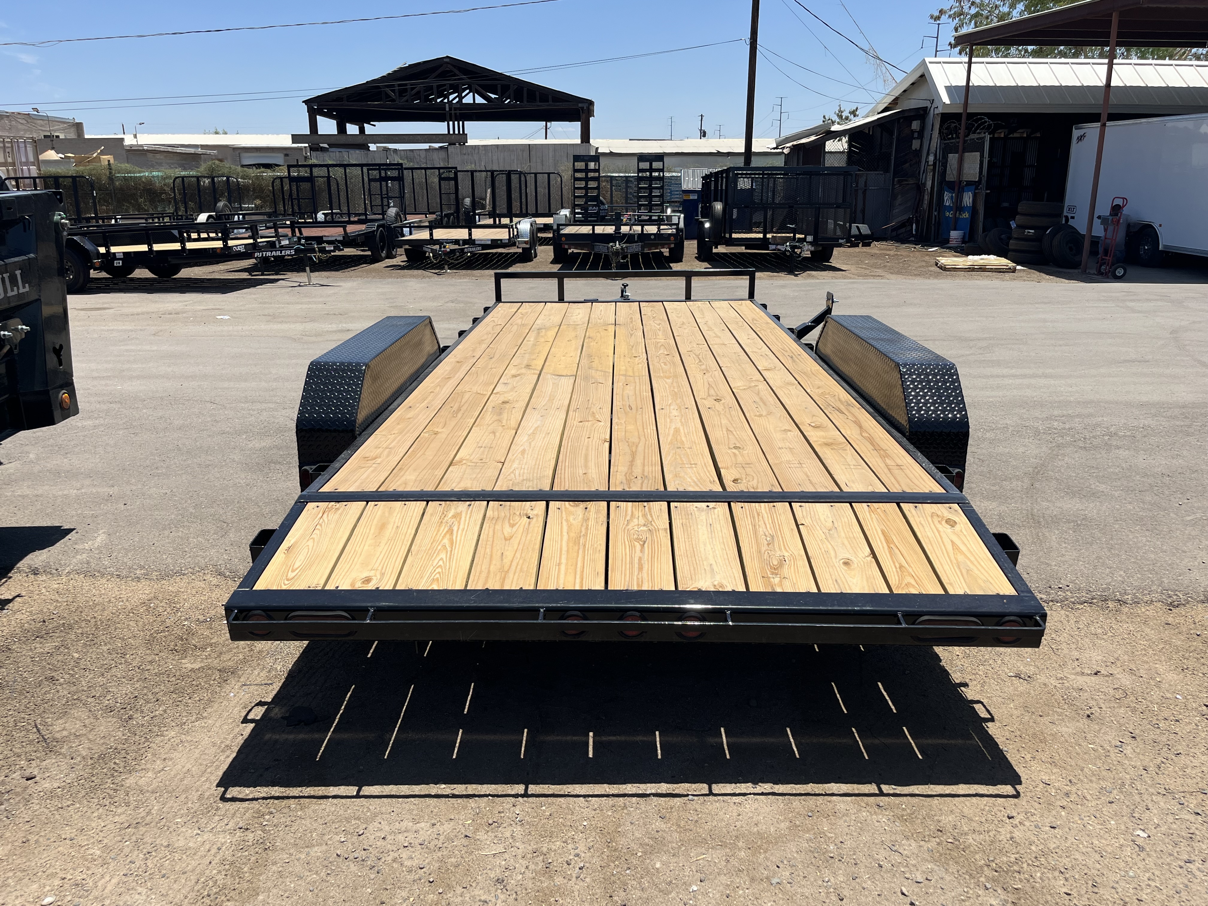 P.J. Trailers 18x83x4" Channel Tandem Axle 7K GVWR, Carhauler - Stock #PPJ11209 - Image 6 of 8