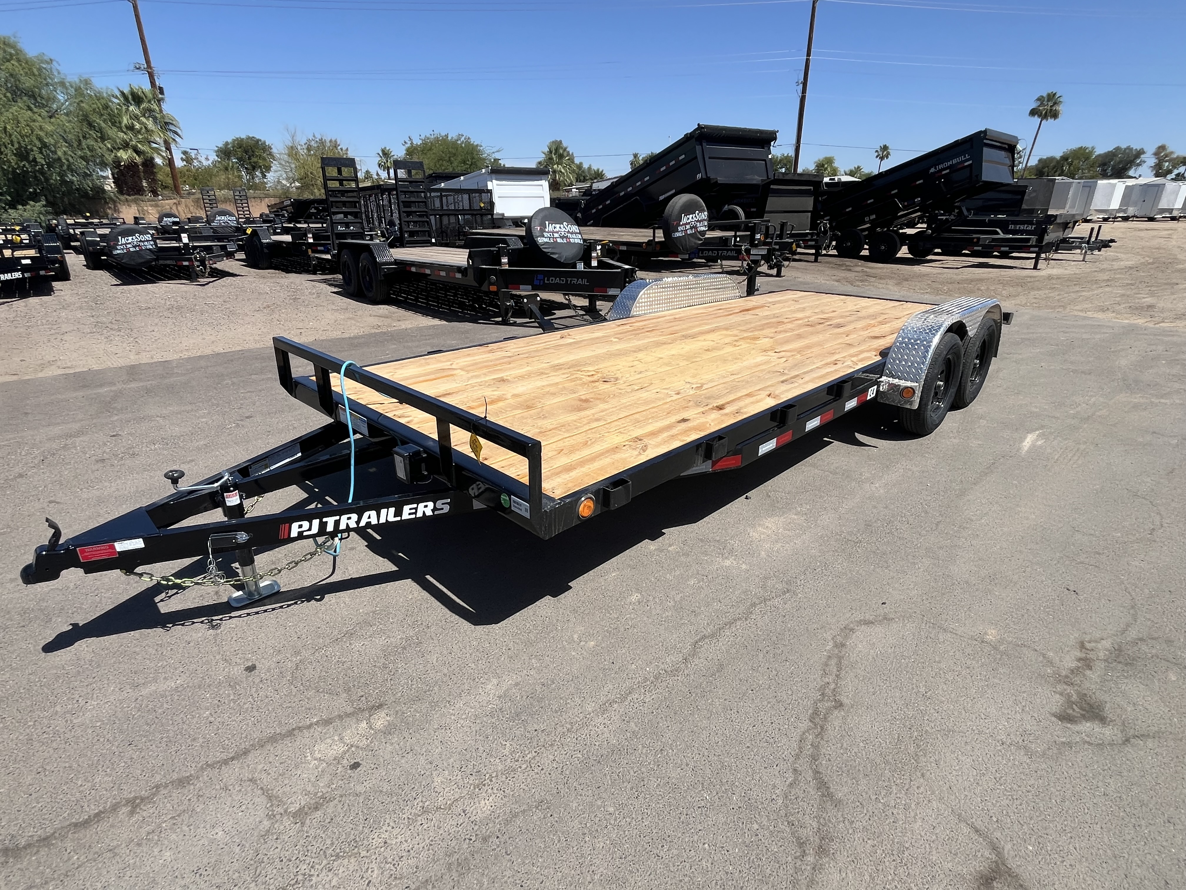 P.J. Trailers 20x83 Tandem Axle, 7K GVWR, Channel Car Hauler - Stock #PPJ11149 - Image 8 of 9