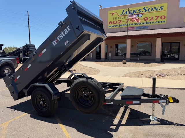 Norstar 10x60 Norstar Single Axle Dump, 7K GVWR, 20" Side - Stock #NST1472 - Image 4 of 8