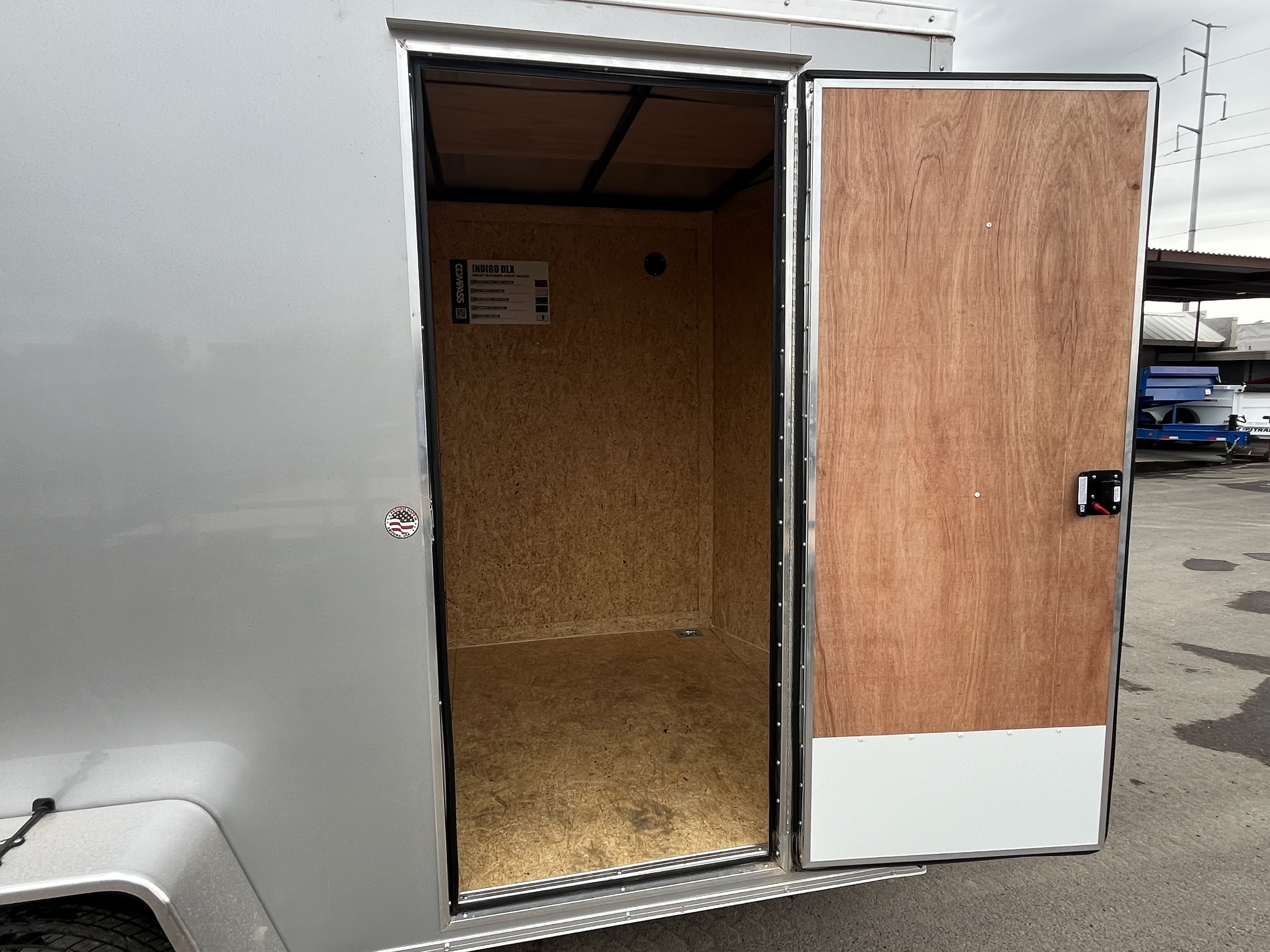 Compass 6'x10' Enclosed Cargo Trailer w/ Rear Ramp Door