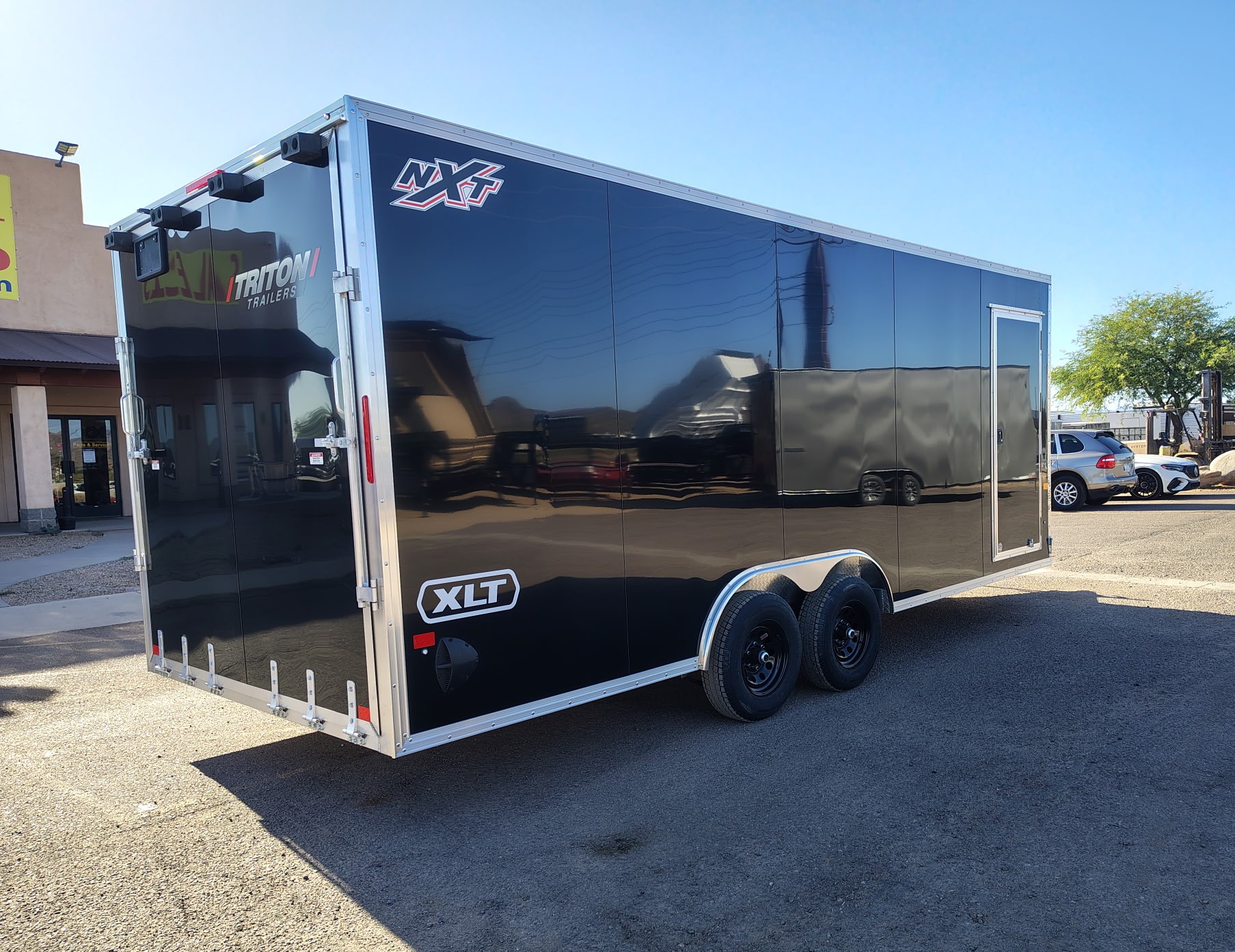 Alcom 20x8.5 All Aluminum XLT-P Car Hauler, Limited Model, 10K GVWR, Ramp Door - Stock #ALC265 - Image 2 of 11