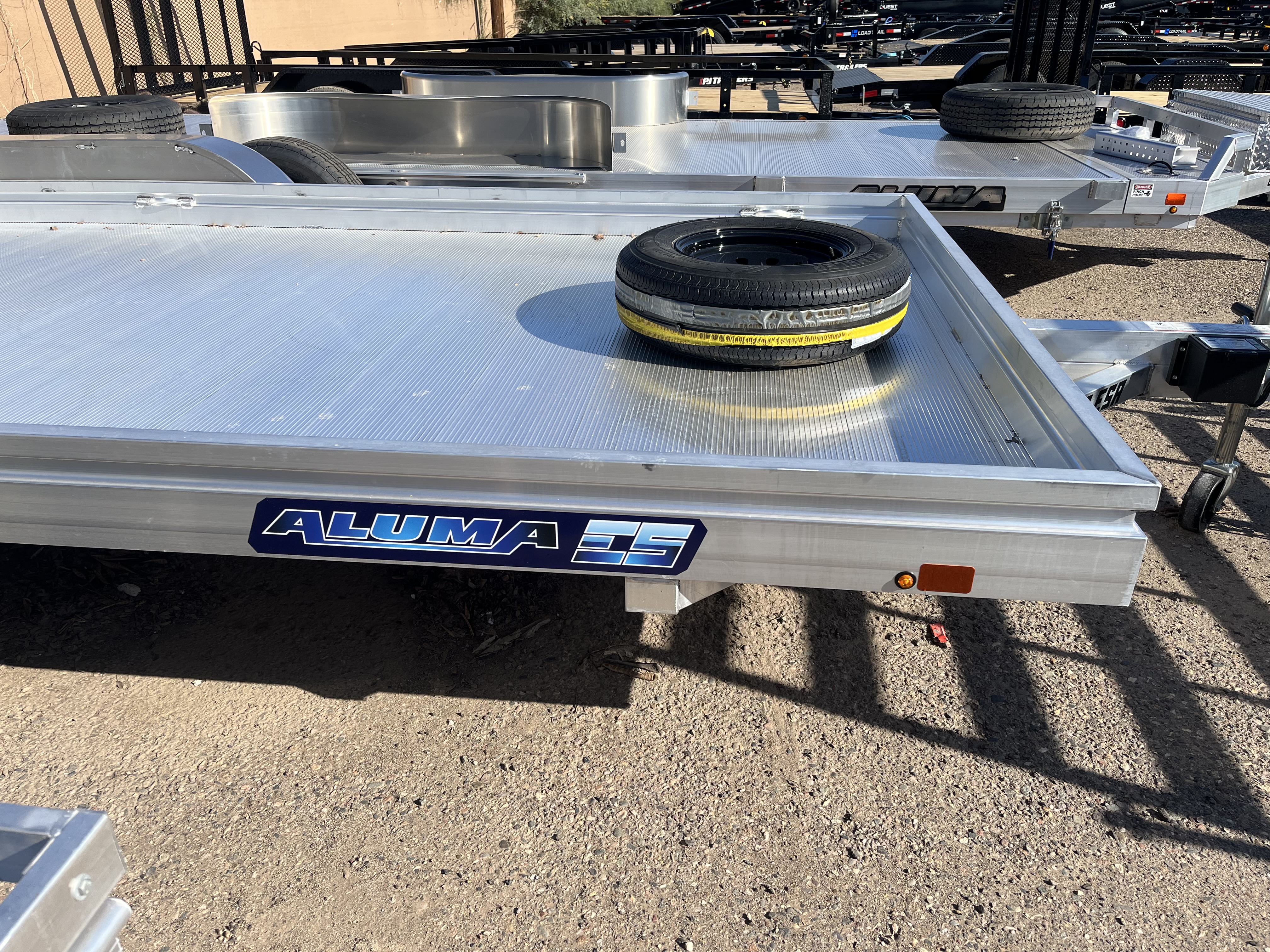 Aluma 16x78 All Aluminum, 7K GVWR, Tandem Axle (7816ESA-TA-EL-BT) - Stock #ALU258 - Image 2 of 8