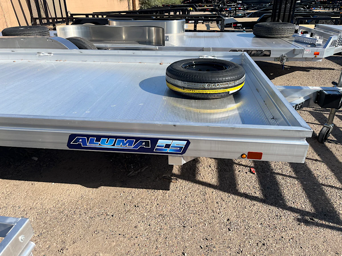 Aluma 16x78 All Aluminum, 7K GVWR, Tandem Axle (7816ESA-TA-EL-BT) - Stock #ALU258 - Image 2 of 8 Aluma 16x78 All Aluminum, 7K GVWR, Tandem Axle (7816ESA-TA-EL-BT) - Stock #ALU258 - Image 2 of 8
