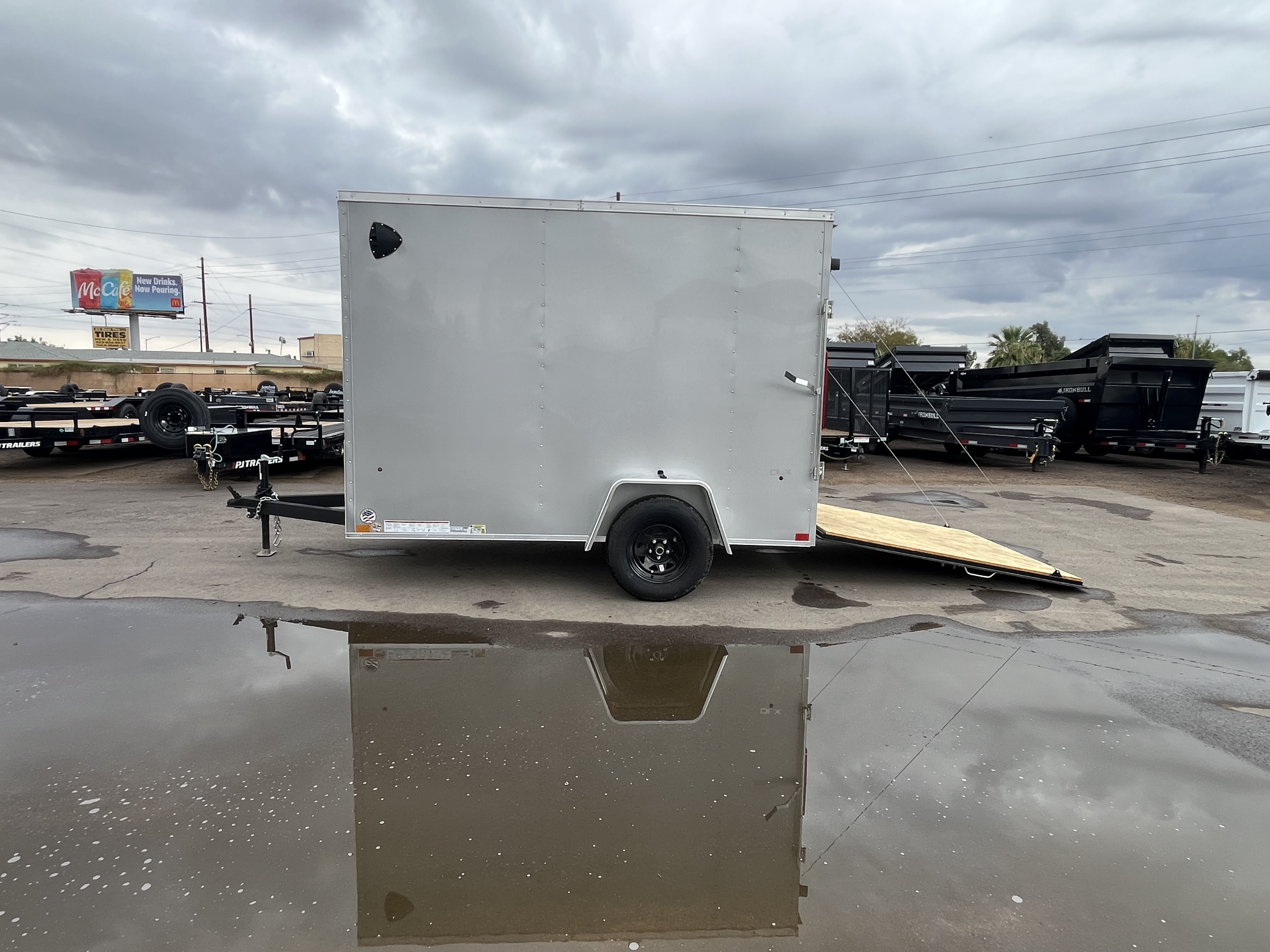 Compass 6'x10' Enclosed Cargo Trailer w/ Rear Ramp Door