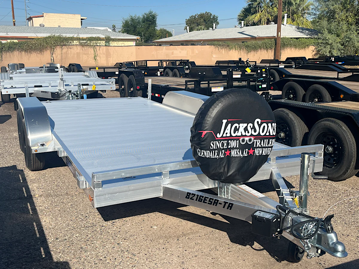 Aluma 16x82 All Aluminum, 7K GVWR, Tandem Axle (8216ESA-TA-EL-R-RTD) - Stock #ALU262 - Image 6 of 9 Aluma 16x82 All Aluminum, 7K GVWR, Tandem Axle (8216ESA-TA-EL-R-RTD) - Stock #ALU262 - Image 6 of 9