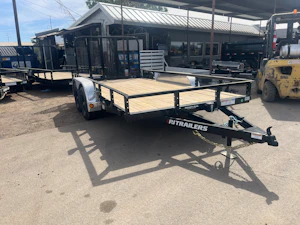 P.J. Trailers 14x83 Tandem Axle, 7K GVWR, Channel Utility