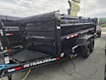 P.J. Trailers 14x83 Tandem Axle, 15,400 GVWR, Low Pro Dump, 48" Sides Stock #PJD1692 - Thumbnail 2