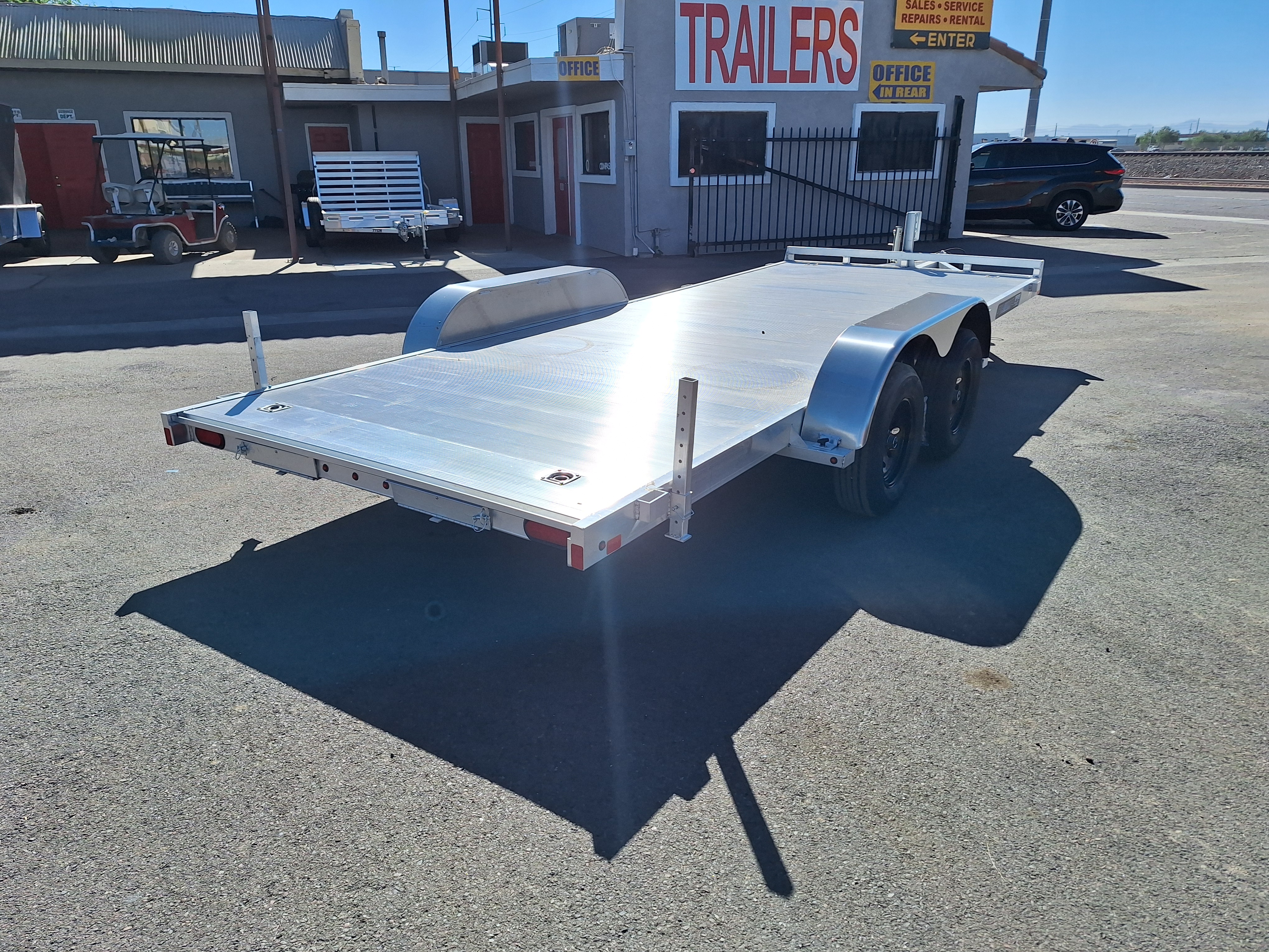 Aluma 18x82 All Aluminum, 7K GVWR, Tandem Axle - 8218ESA-TA-EL-R-RTD - Stock #ALU256 - Image 5 of 12