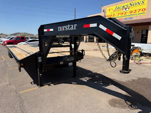 Norstar 36'x102" Tandem-Dual Gooseneck Deckover Trailer w/ Slide-Out Ramps (FXG)
