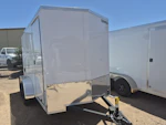 Compass 12x6 Indigo DLX, Flat Top V-Nose, 7K GVWR, Ramp Door Stock #CMP2872 - Thumbnail 1