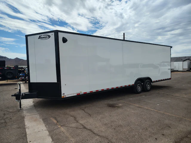 Formula 8.5'x28' Enclosed Car Hauler w/ Rear Ramp Door (Conquest)