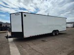 Formula Trailers 28x8.5 Conquest SE Flat Top Sloped V-Nose Enclosed Car Hauler, 10K GVWR, Ramp Door Stock #CMP2917 - Thumbnail 1