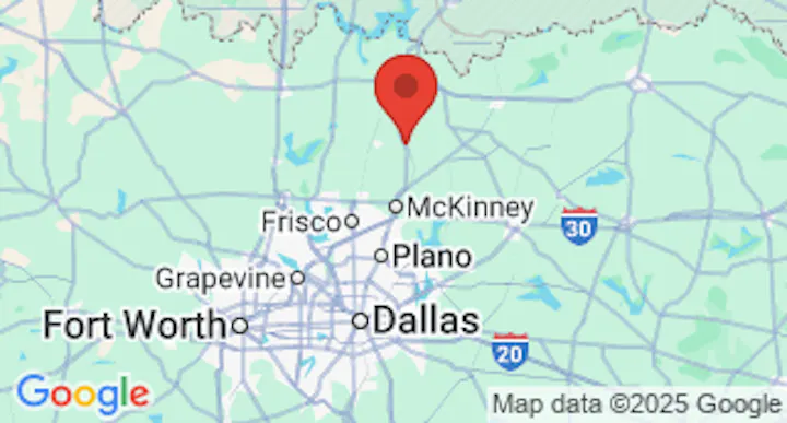 Map showing Nationwide Trailers - Van Alstyne in Van Alstyne, TX