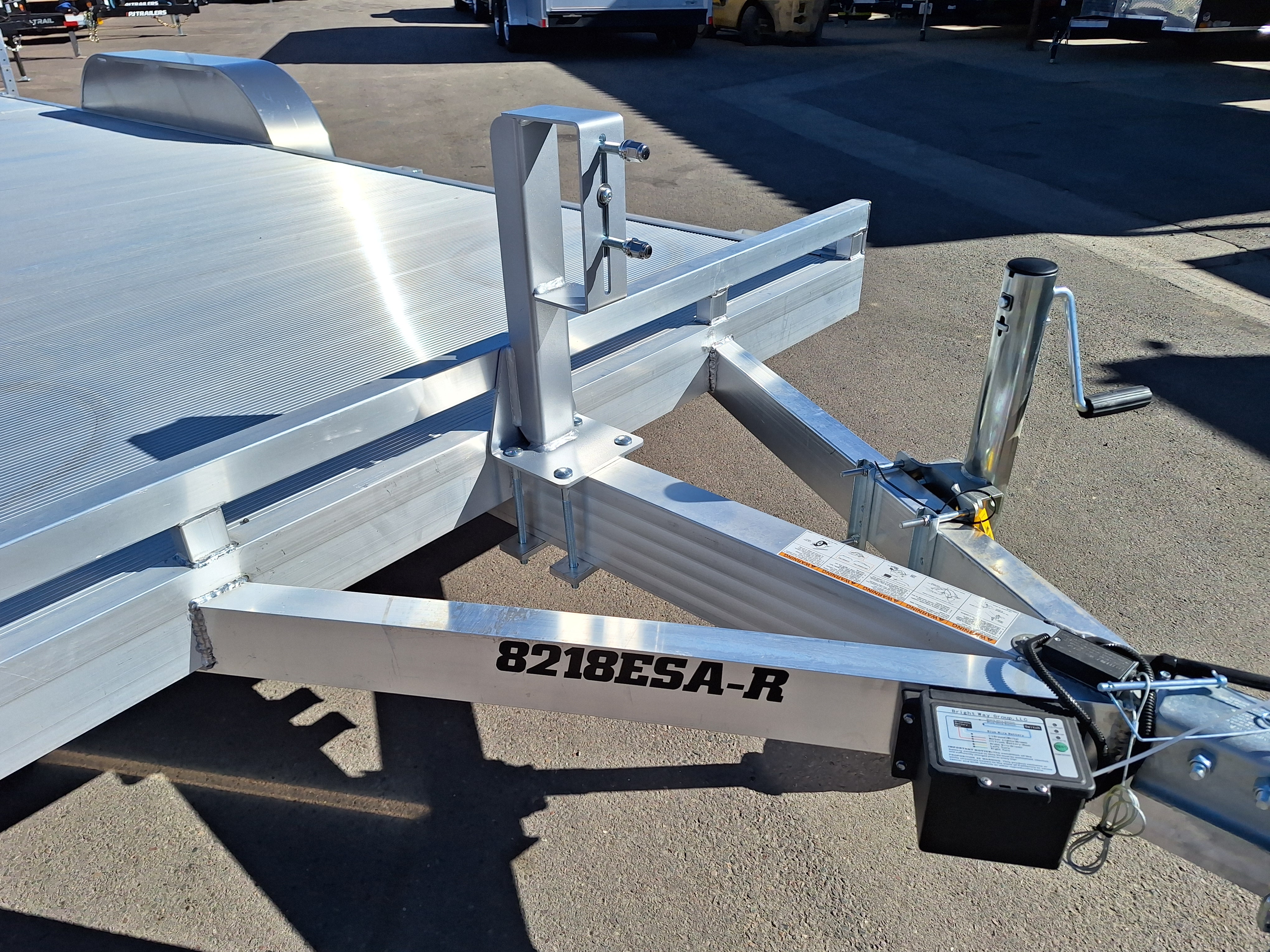 Aluma 18x82 All Aluminum, 7K GVWR, Tandem Axle - 8218ESA-TA-EL-R-RTD - Stock #ALU256 - Image 11 of 12