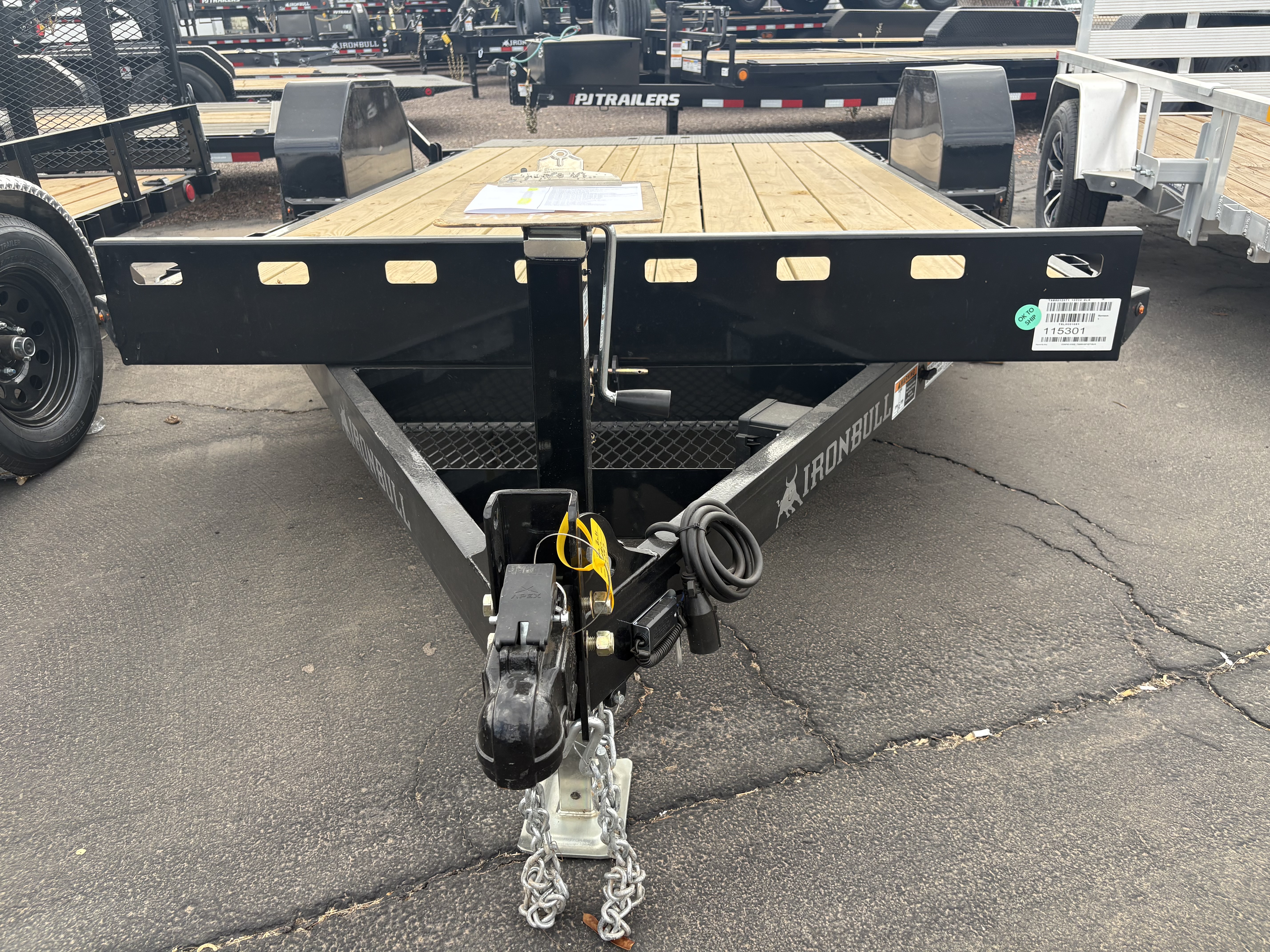 Norstar 12x80 IronBull, Single Axle, 7K GVWR, Tilt - Stock #NS583 - Image 1 of 5
