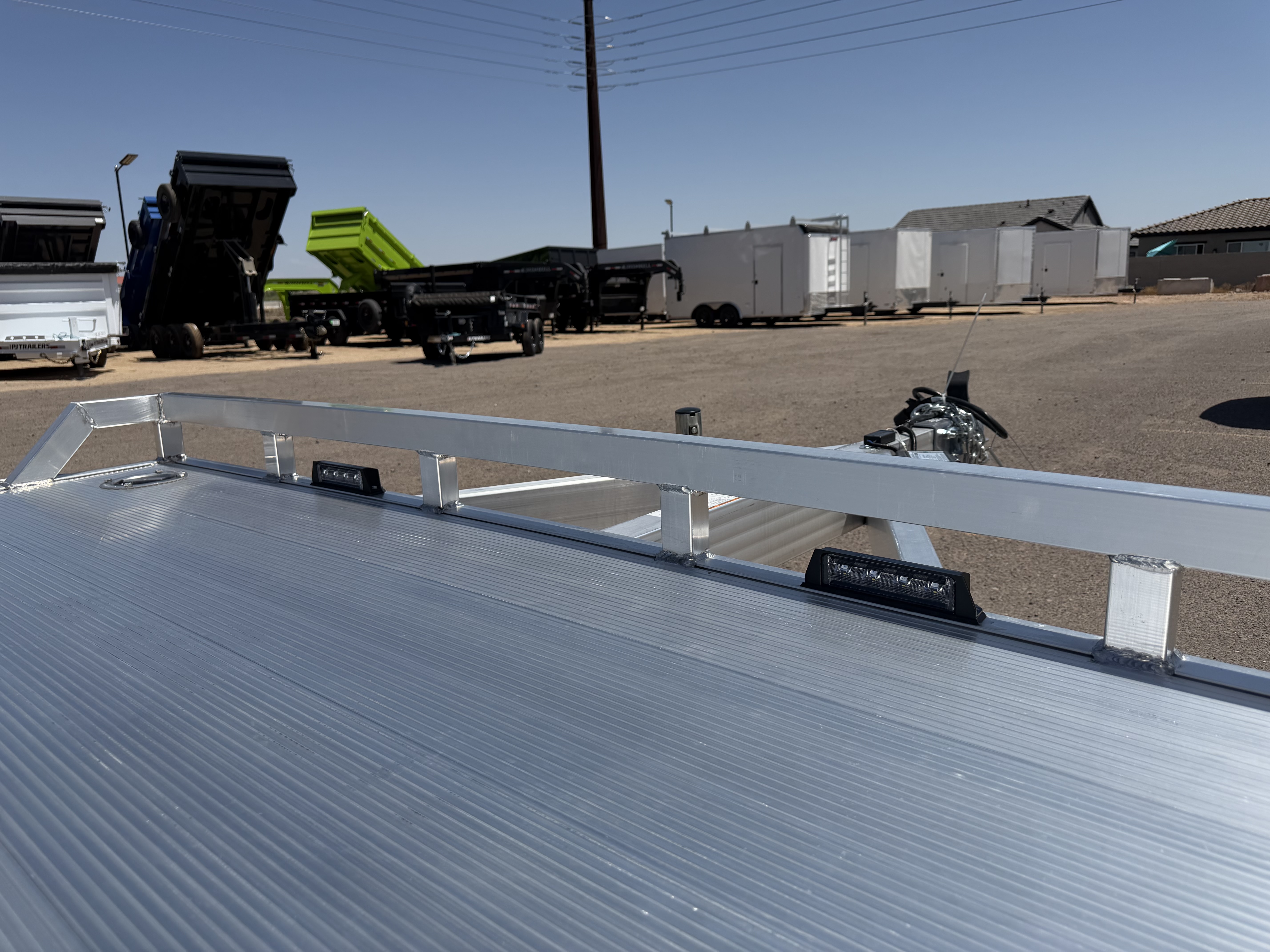 Aluma 16'x102" Aluminum Car Trailer w/ Ramps (WB16)