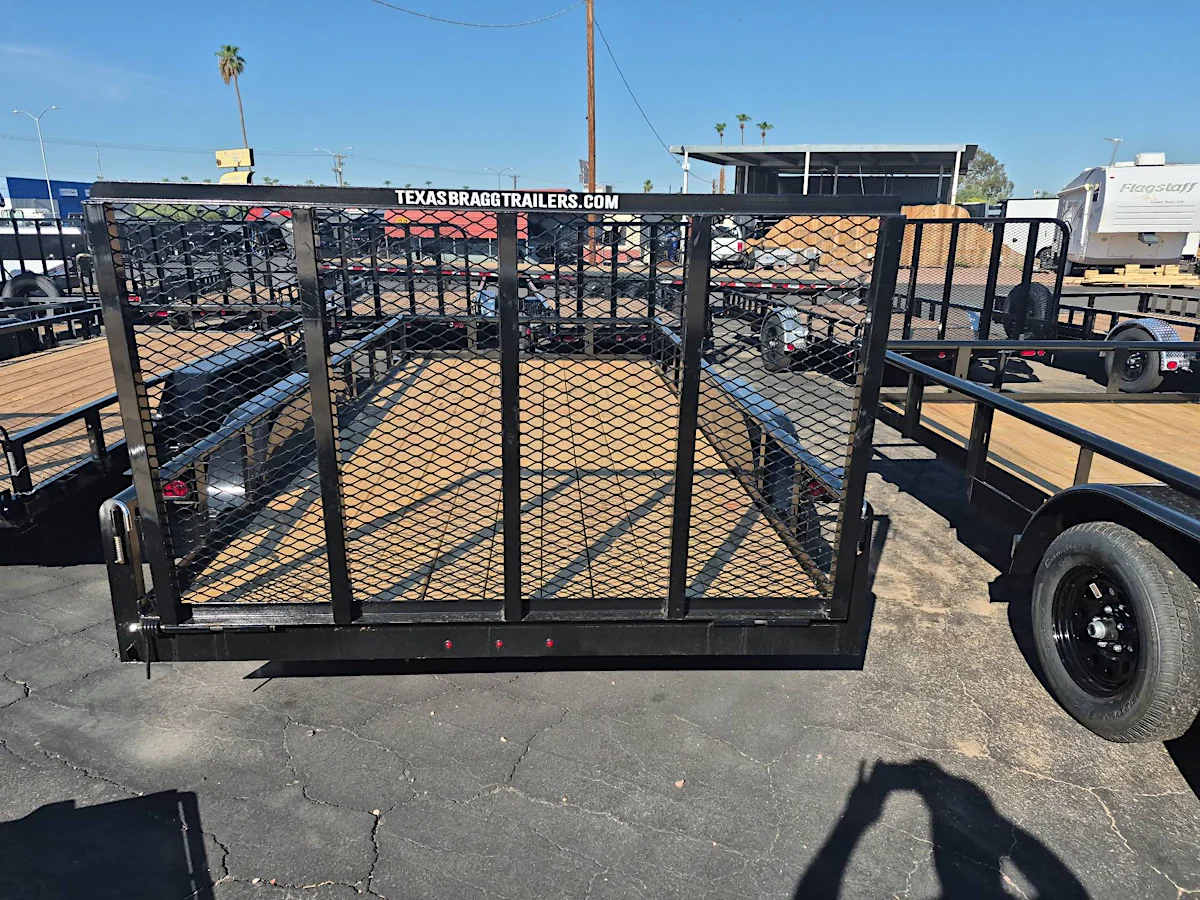 Texas Bragg 14x83 Utility Tandem Axle, 7K GVWR - Stock #TXB050 - Image 1 of 4 Texas Bragg 14x83 Utility Tandem Axle, 7K GVWR - Stock #TXB050 - Image 1 of 4