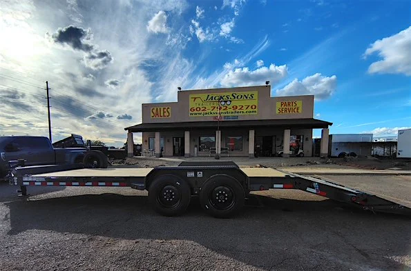 Norstar 22x83 IronBull, Tandem Axle, 16K GVWR, Rampage Ramps, 16 Ply Tires - Stock #NS545 - Image 2 of 6 Norstar 22x83 IronBull, Tandem Axle, 16K GVWR, Rampage Ramps, 16 Ply Tires - Stock #NS545 - Image 2 of 6