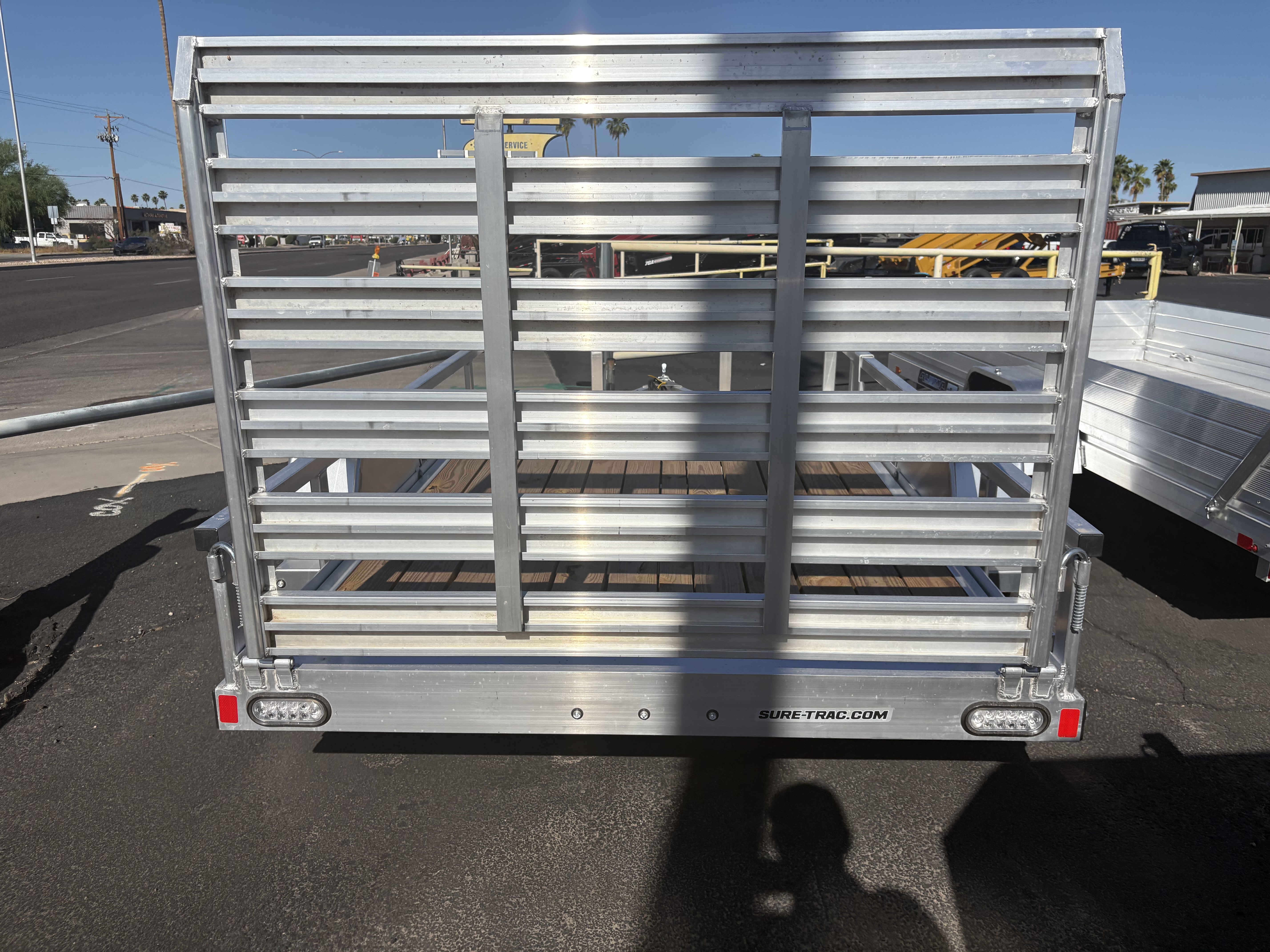 Sure-Trac 10x6 Aluminum Utility, 3K GVWR, Ramp Gate - Stock #SR004 - Image 5 of 5