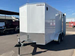 Compass 12x6 Indigo DLX, Flat Top V-Nose, 7K GVWR, Ramp Door Stock #CMP2938 - Thumbnail 4
